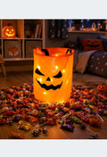 TÁSKA CUKORKA HALLOWEEN VILÁGÍTÓ LED HALLOWEEN NAGY TÖK
