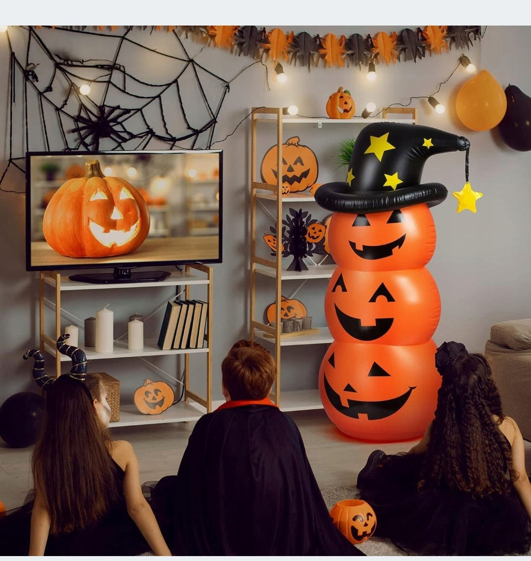 FELFÚJHATÓ TÖK HALLOWEEN LED FÉNY DEKORÁCIÓ A KERTBE ÉS A HÁZBA