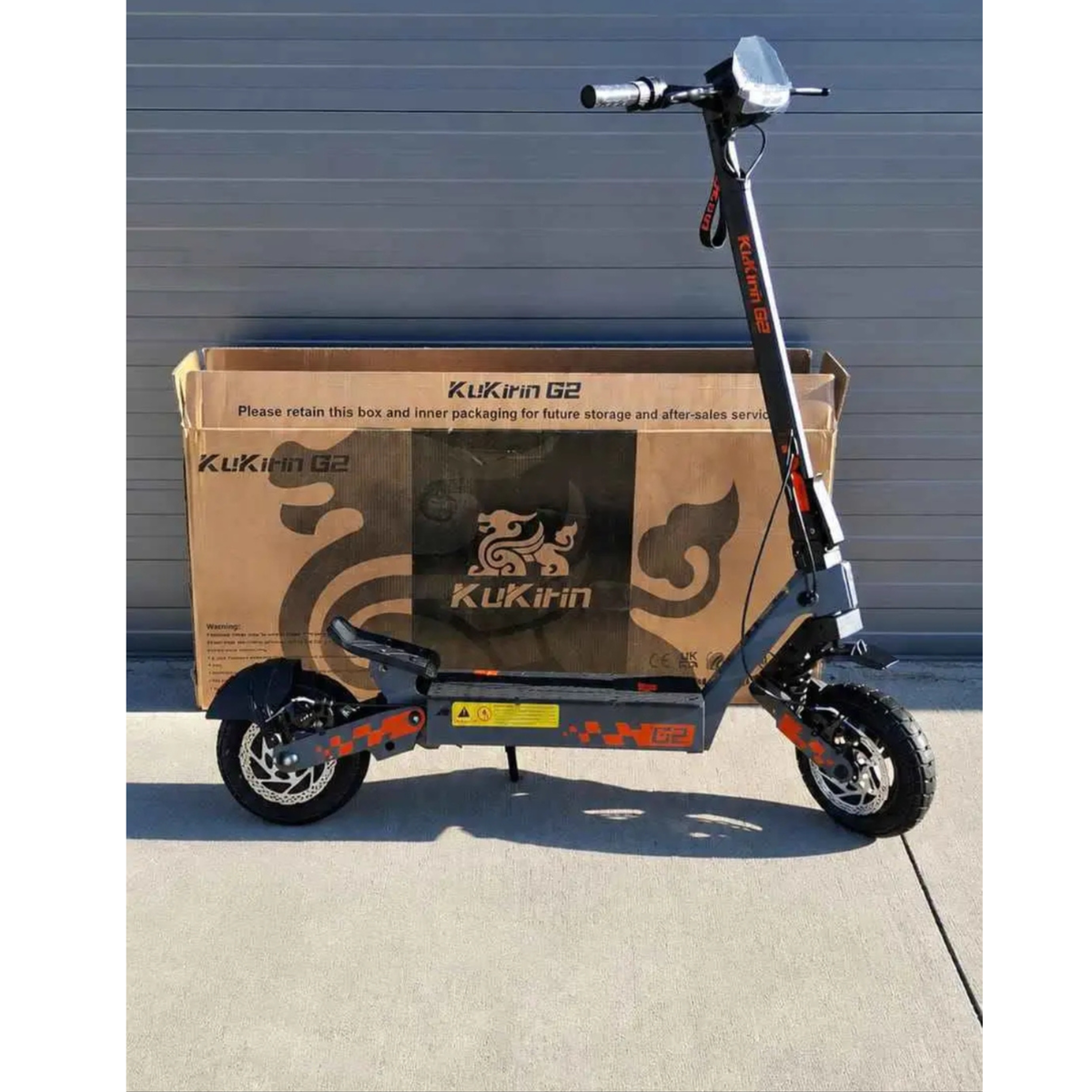 2026 10'' Elektromos roller Kukirin G2 1200W 45KM/H 48V15Ah 55KM