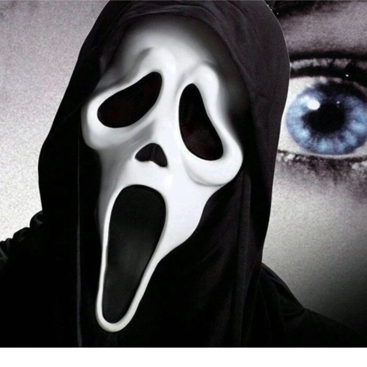 Halloween maszk farsangi jelmez ijesztő sikoly horror party