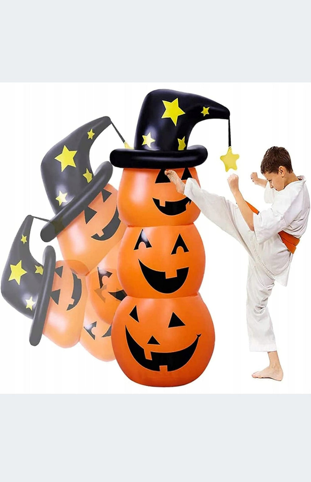 FELFÚJHATÓ TÖK HALLOWEEN LED FÉNY DEKORÁCIÓ A KERTBE ÉS A HÁZBA